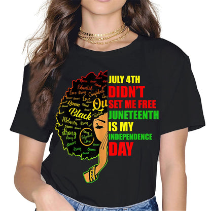 African American Juneteenth Tee - My Independence Day