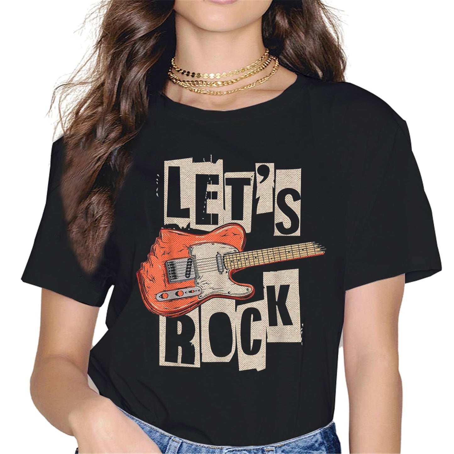 Vintage Rock Guitar Lovers T-Shirt - Hiphop Graphics