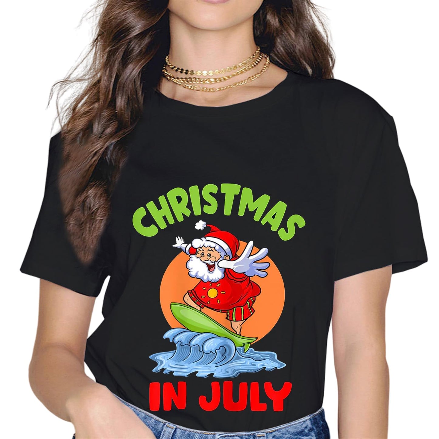 Summer Christmas in July T-Shirt