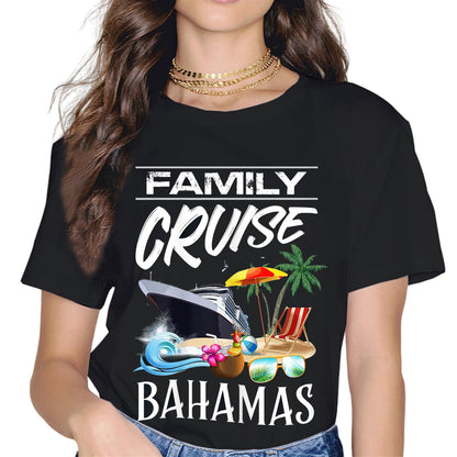 Family Cruise The Bahamas 2023 Summer Matching Vacation T-Shirt