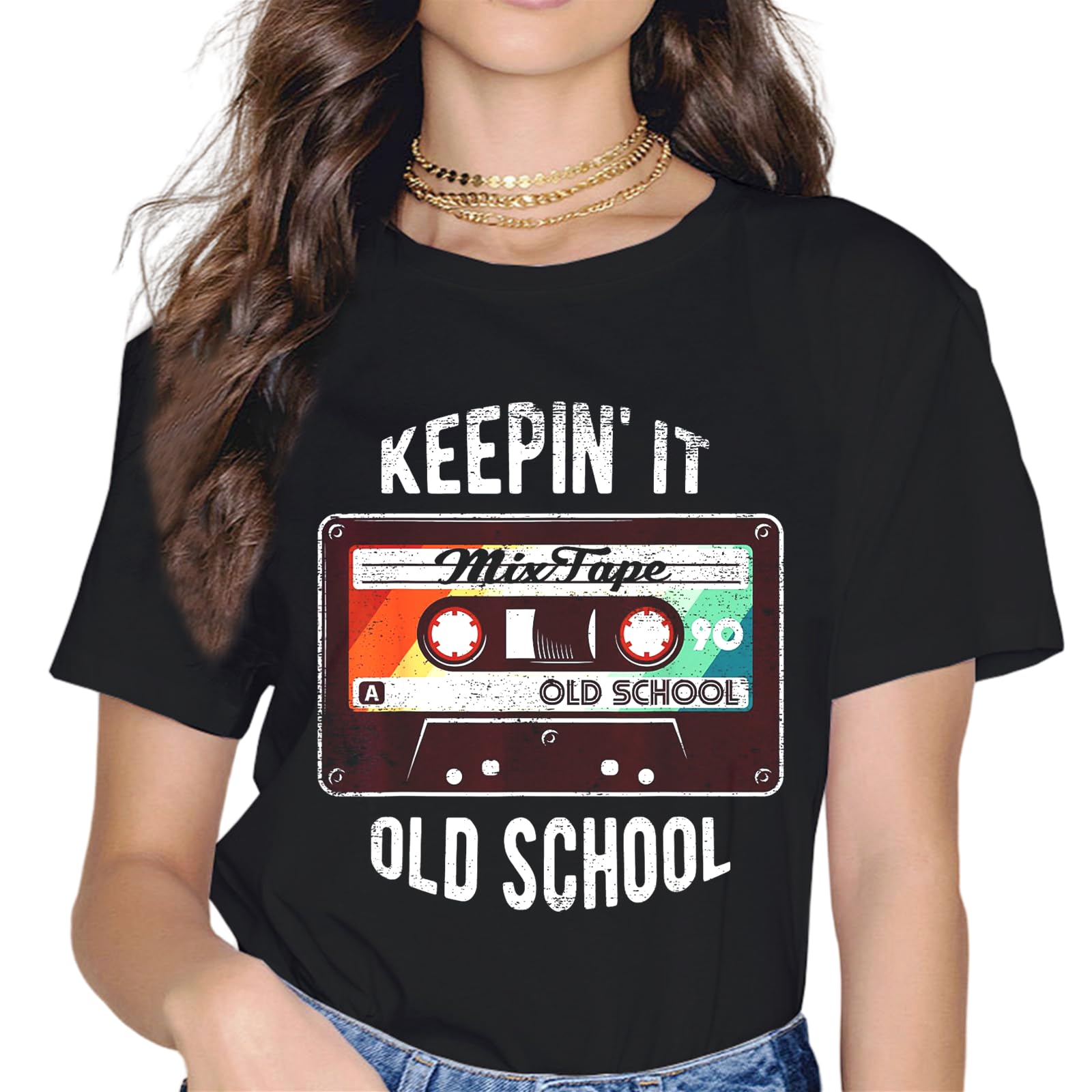 Sassalilly Retro Hip Hop Rap T-Shirt-Hiphop Graphics – TeeVista