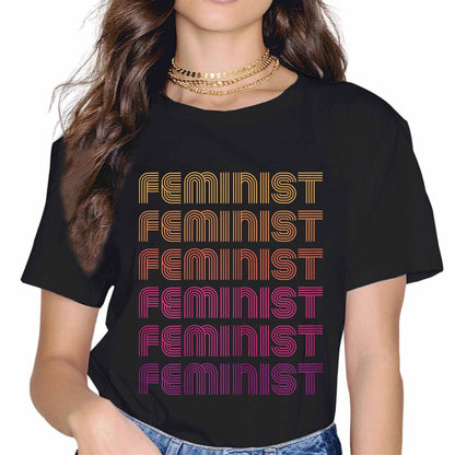 Feminist Retro Vintage 60s 70s Style Women Feminism Gifts T-Shirt