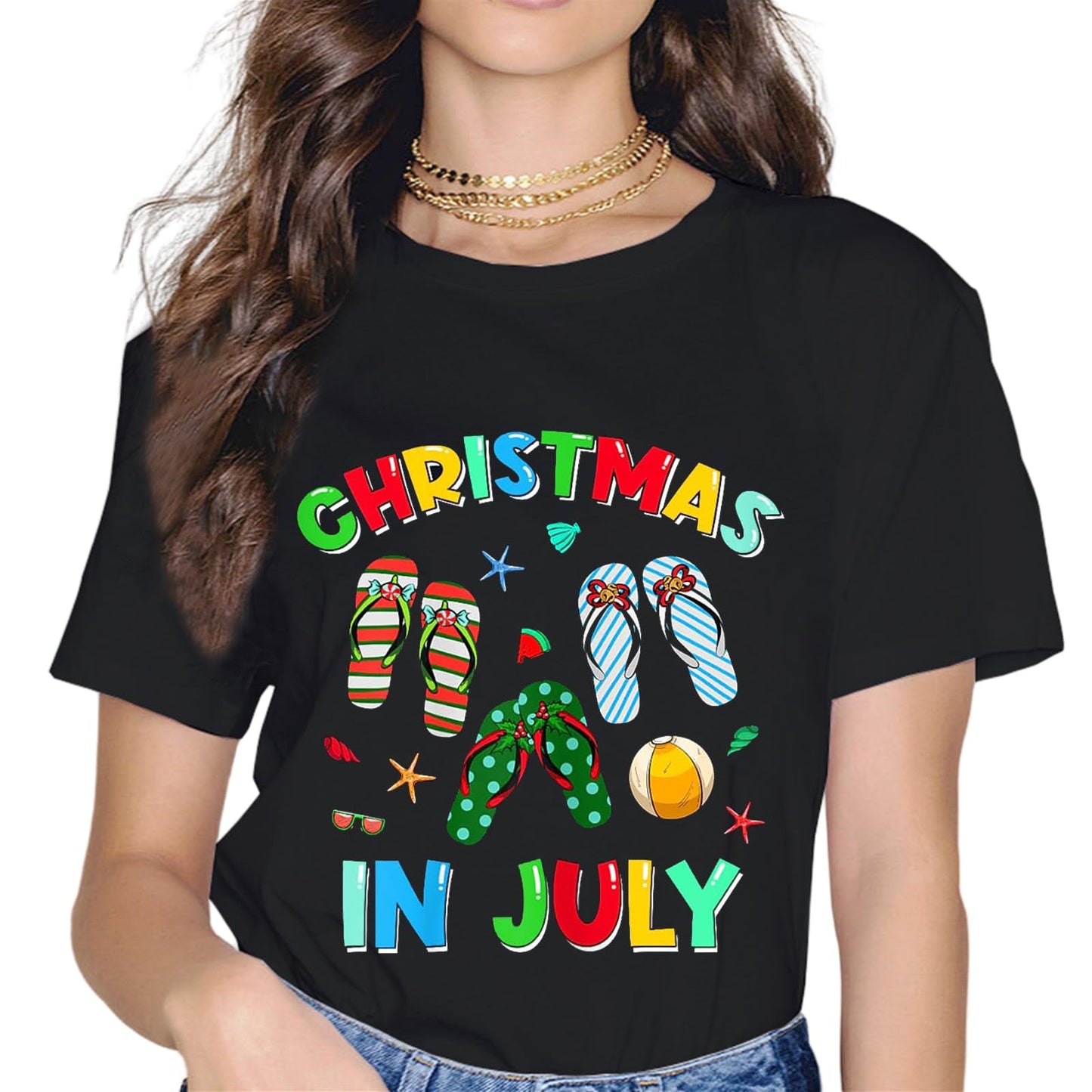 Christmas in July Funny Summer Xmas T-Shirt