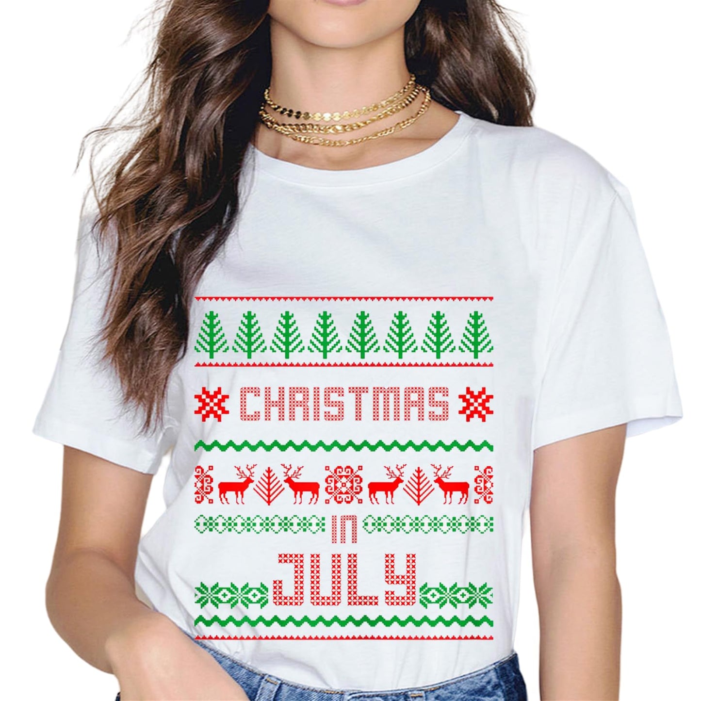 Summer Christmas in July T-Shirt