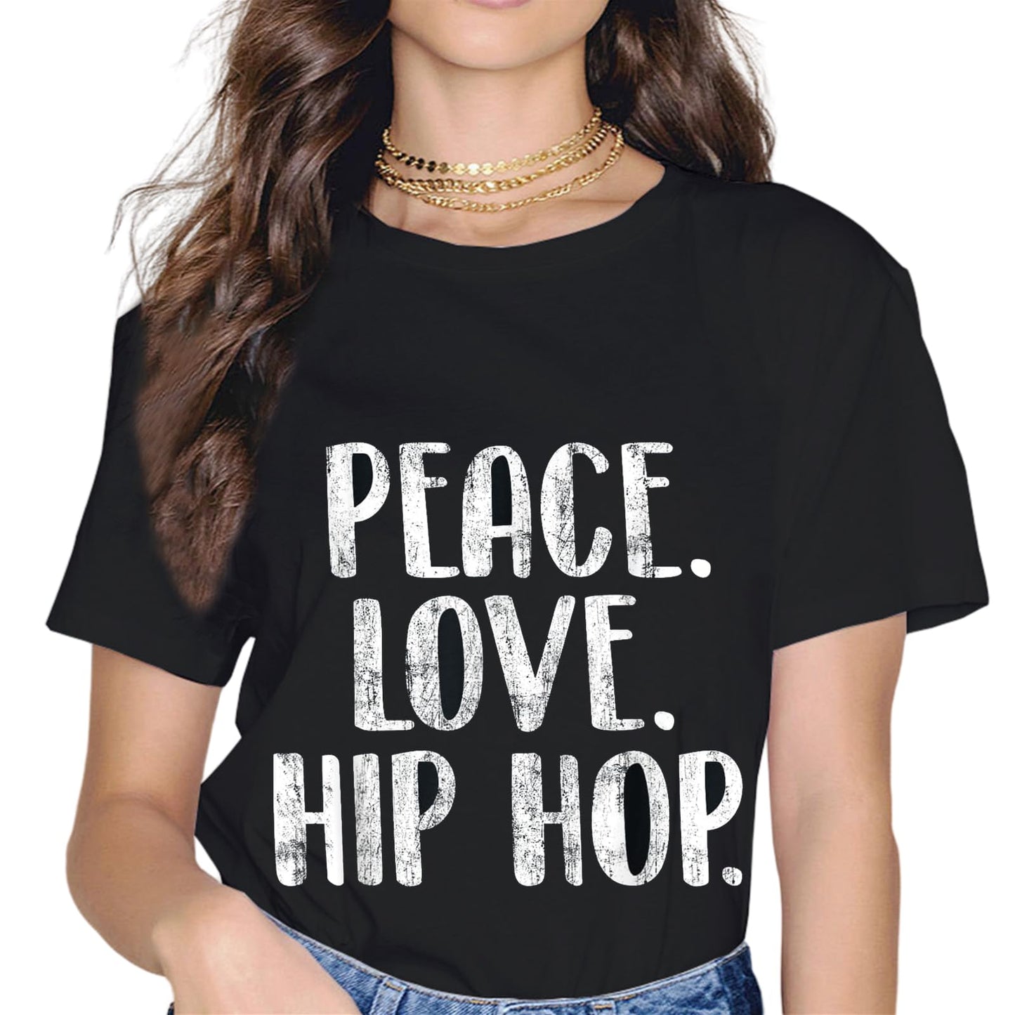 I Love Hip Hop T-Shirt-Hiphop Graphics