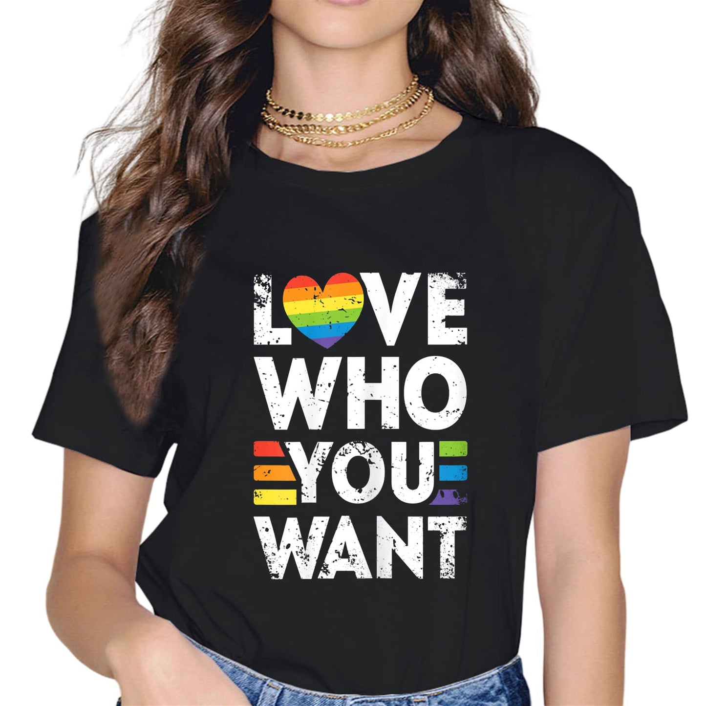 LGBTQ Fashion Short Sleeve Casual Round Neck Pride Month Gift T-Shirt