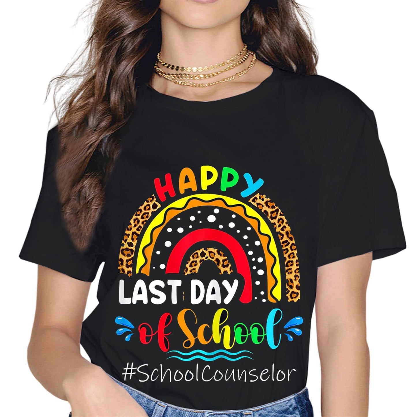 Sassalilly Happy Last Day of School T-Shirt Students and Teachers Shirt T-Shirt