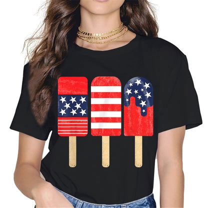 4th of July Firework Ice Cream T-Shirt - Unisex Graphics