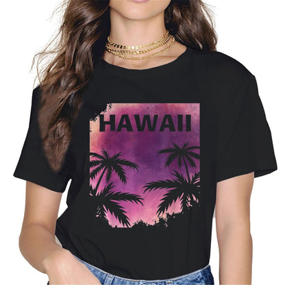 Palm Sunset Island Vacation T-Shirt - Trip Graphics