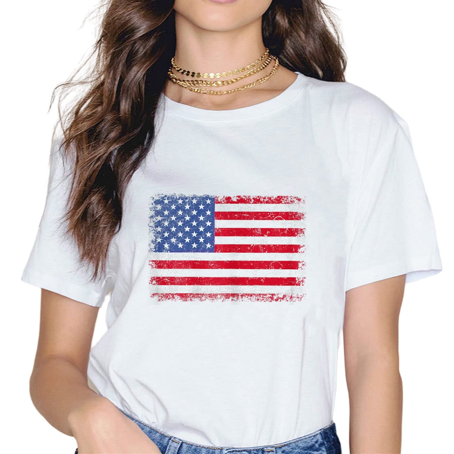 USA Flag American Flag United States of America 4th of July Gift T-Shirt