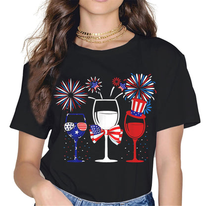 4th of July Glasses T-Shirt - Unisex Gift Graphics