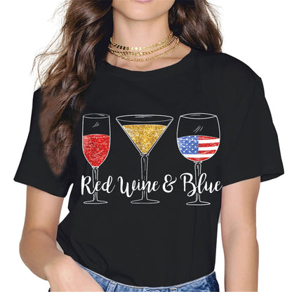 4th of July Glasses T-Shirt - Unisex Gift Graphics