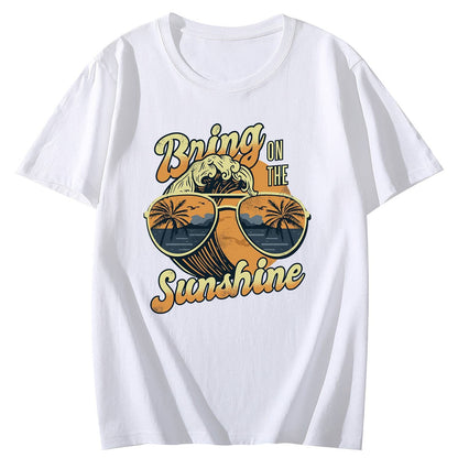 Bring On The Sunshine Shirt for Women Short Sleeve Comfort Tops T-Shirt