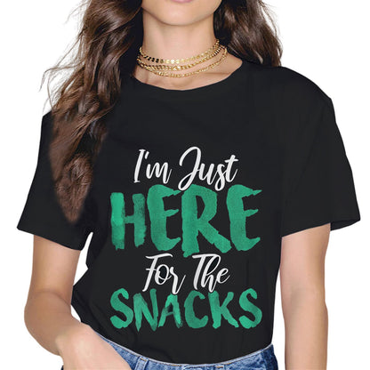 I'm Just Here for The Snacks Food Cook Funny Family Vacation T-Shirt