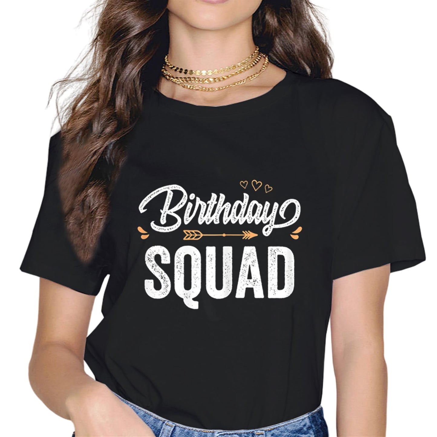 Sassalilly Womens Birthday Squad Women T-Shirt