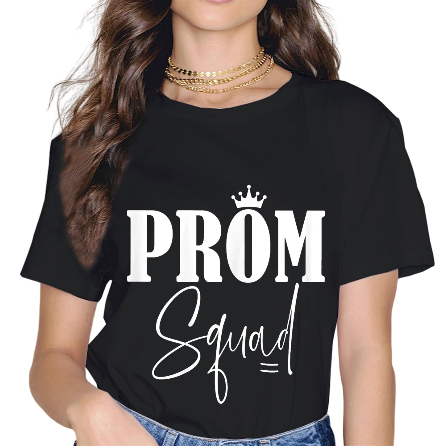 Prom Squad Matching Party A Group Prom for Friends Funny T-Shirt