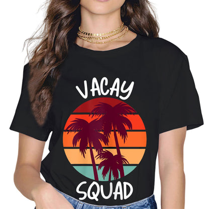 Sassalilly Vacay Squad Vacation T-Shirt-Trip Graphics