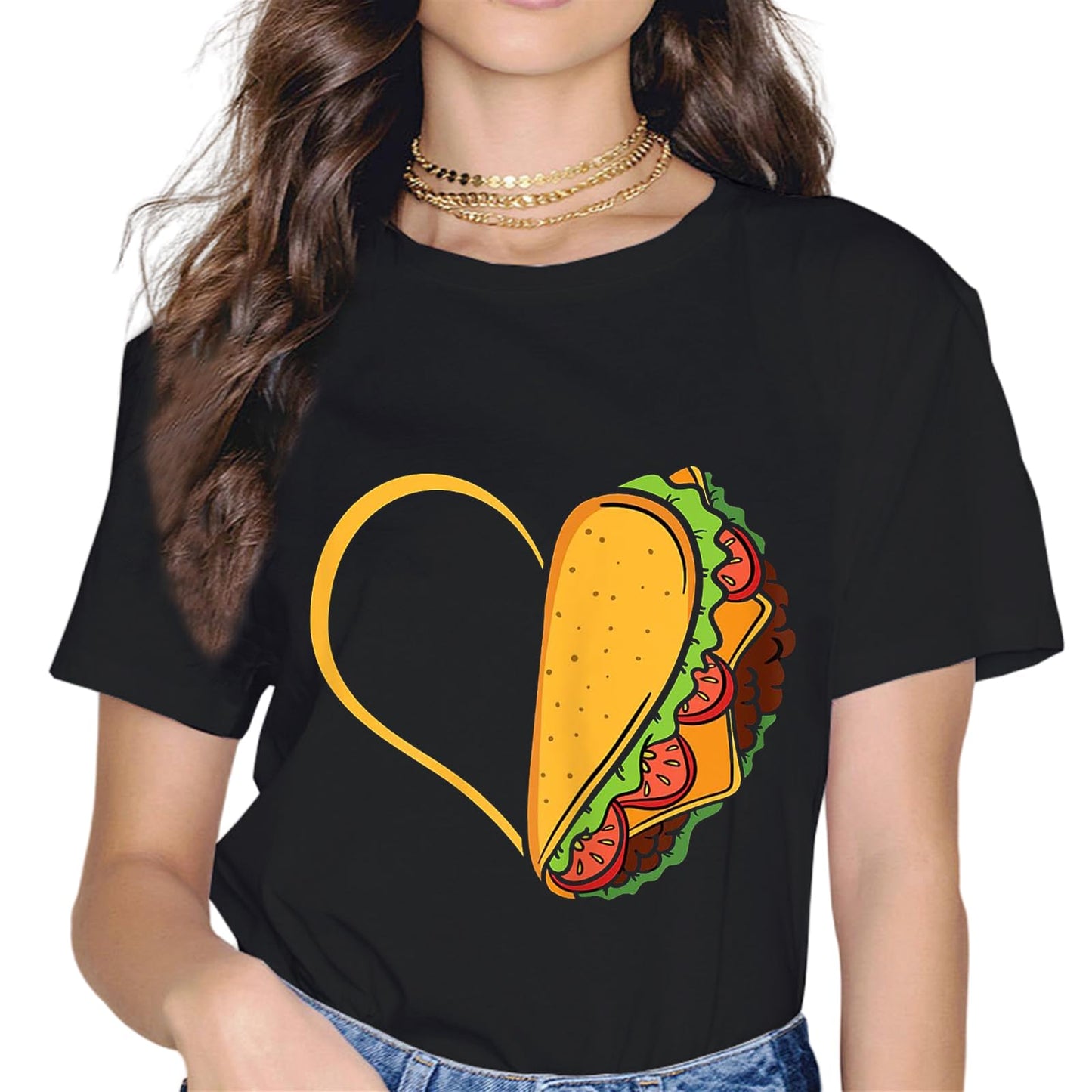 Sassalilly Taco Mexican Food Gift Taco Lover T-Shirt