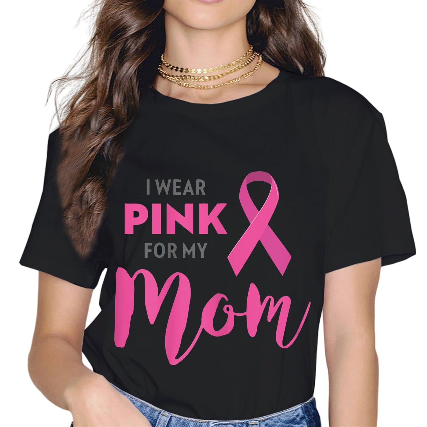 Pink Breast Cancer Awareness Women Warrior T-Shirt