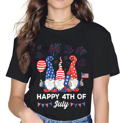 American Flag Fireworks T-Shirt - 4th of July Graphics