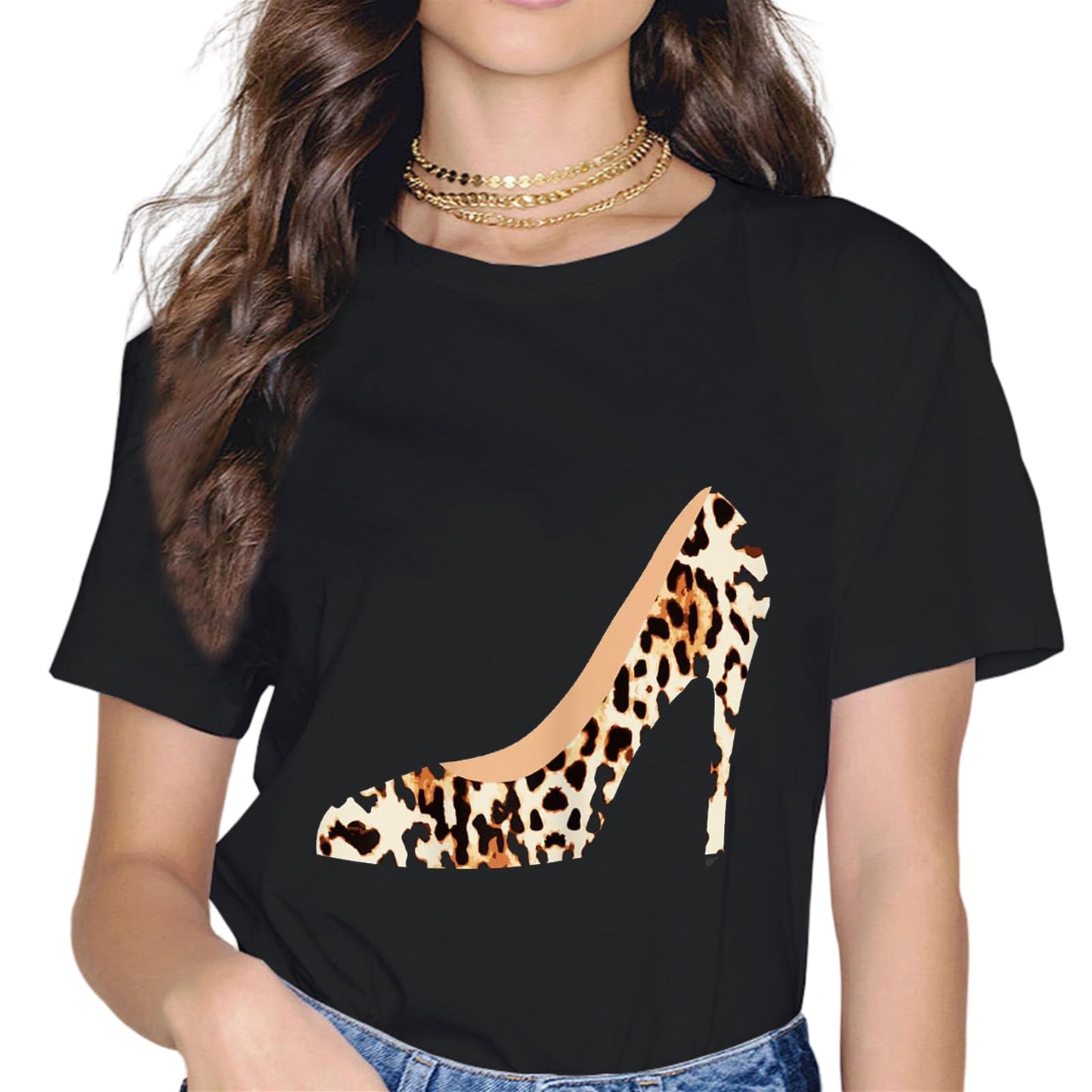 Cool Cheetah Leopard Print T-Shirt