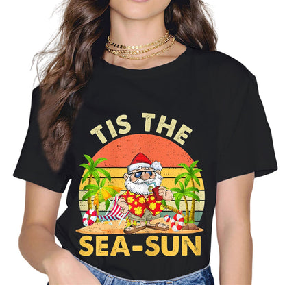 Christmas in July T-Shirt Summer Beach Vacation T-Shirt