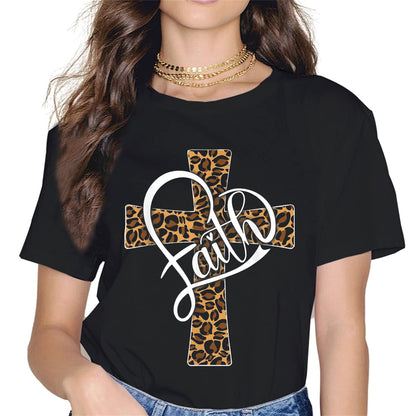 Faith Cross Pray T-Shirt - Gift Graphics