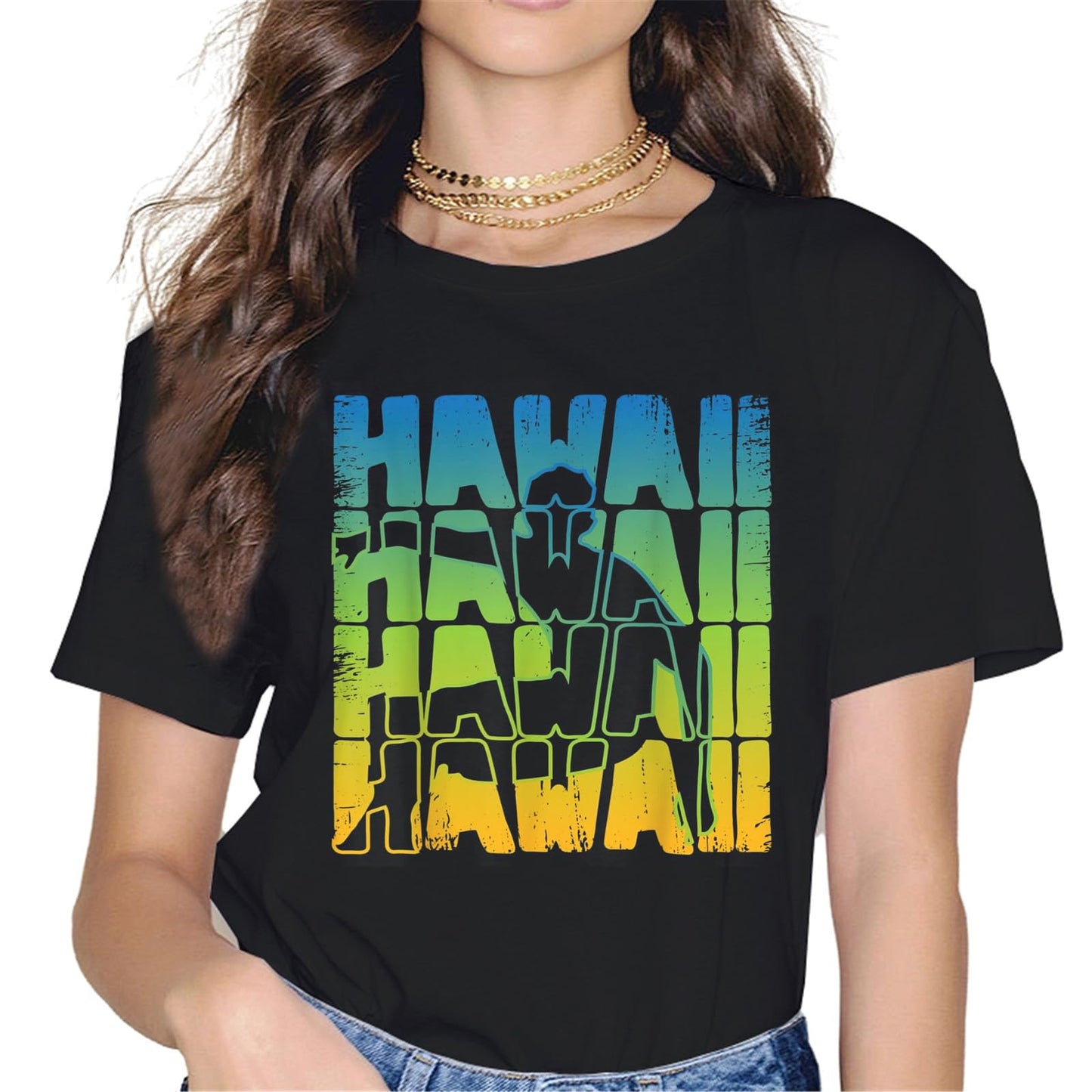 noozuo Hawaii Beach Surf T-Shirt - Trip Graphics