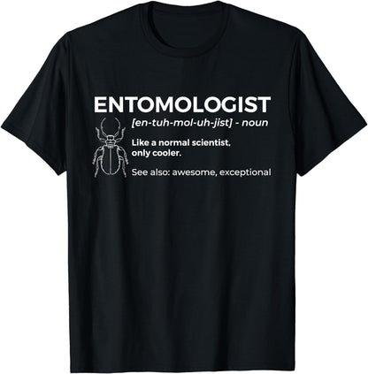 Entomologist Definition - Entomology Insect Collector T-Shirt