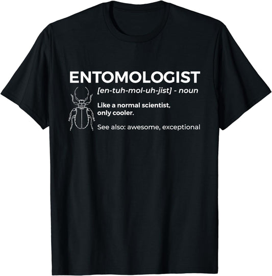 Entomologist Definition - Entomology Insect Collector T-Shirt