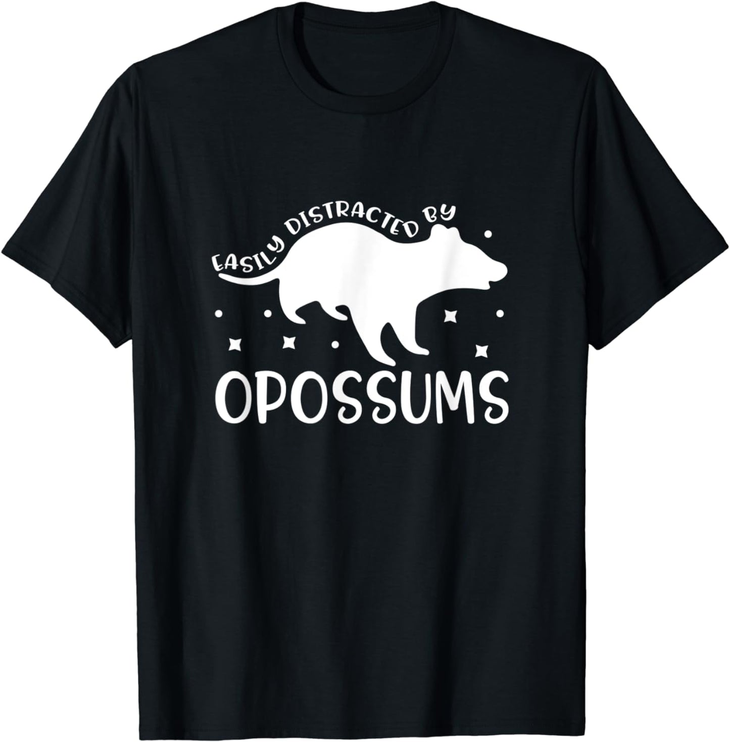 Distractd by Cute Opossums Nature Wildlife Animals T-Shirt