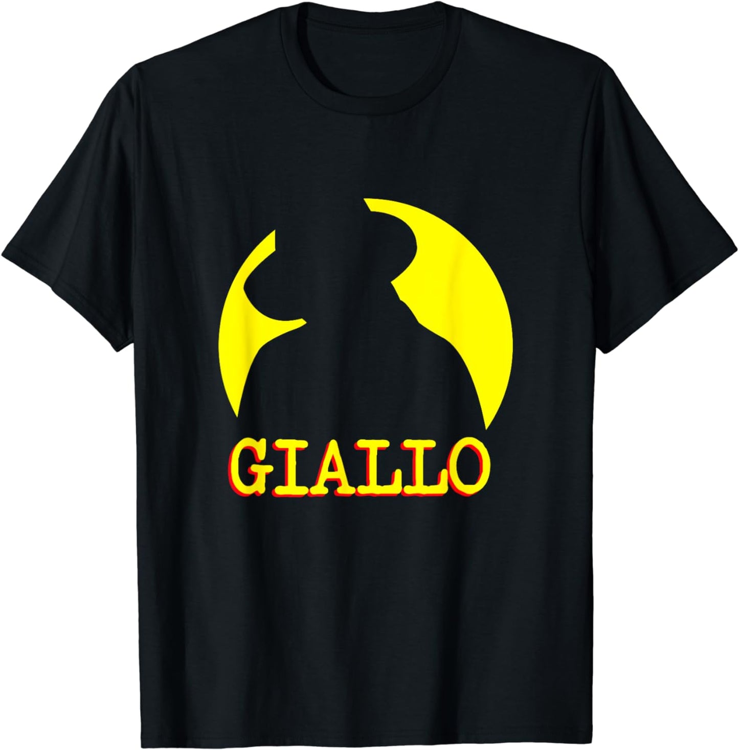 Giallo Tshirt Italian Horror Movies TShirt 70s Retro T-Shirt