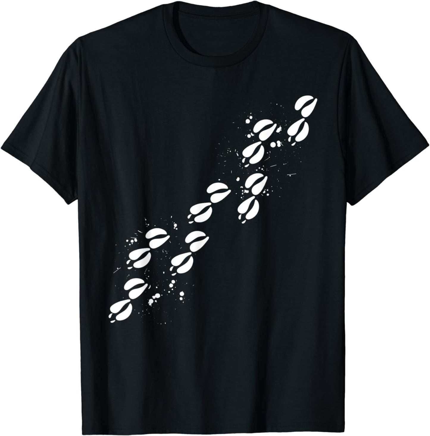 Deer Footprint Wildlife Animal Forest Nature Deer T-Shirt