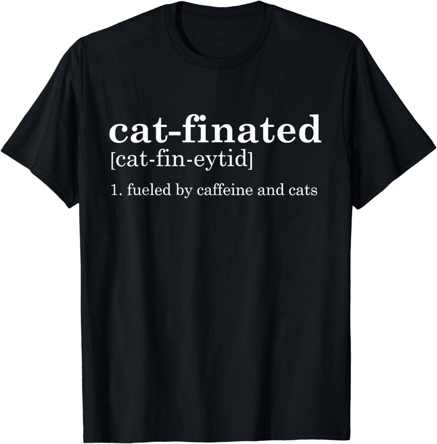 Cats & Coffee Lover Funny Caffeine Quote Coffee Cat T-Shirt