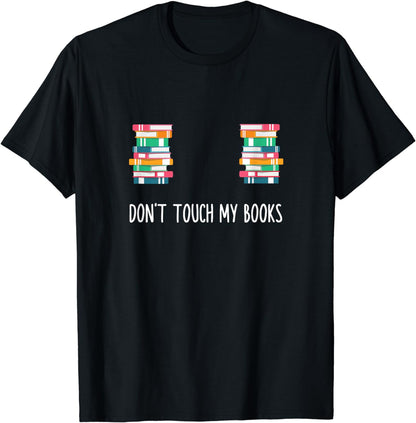 Funny: Don't touch my Books. Book lover boobie Bra Bikini T-Shirt