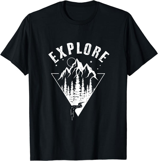 Explore Nature Tshirt, Outdoor Nature T-shirt, Camping T-Shirt
