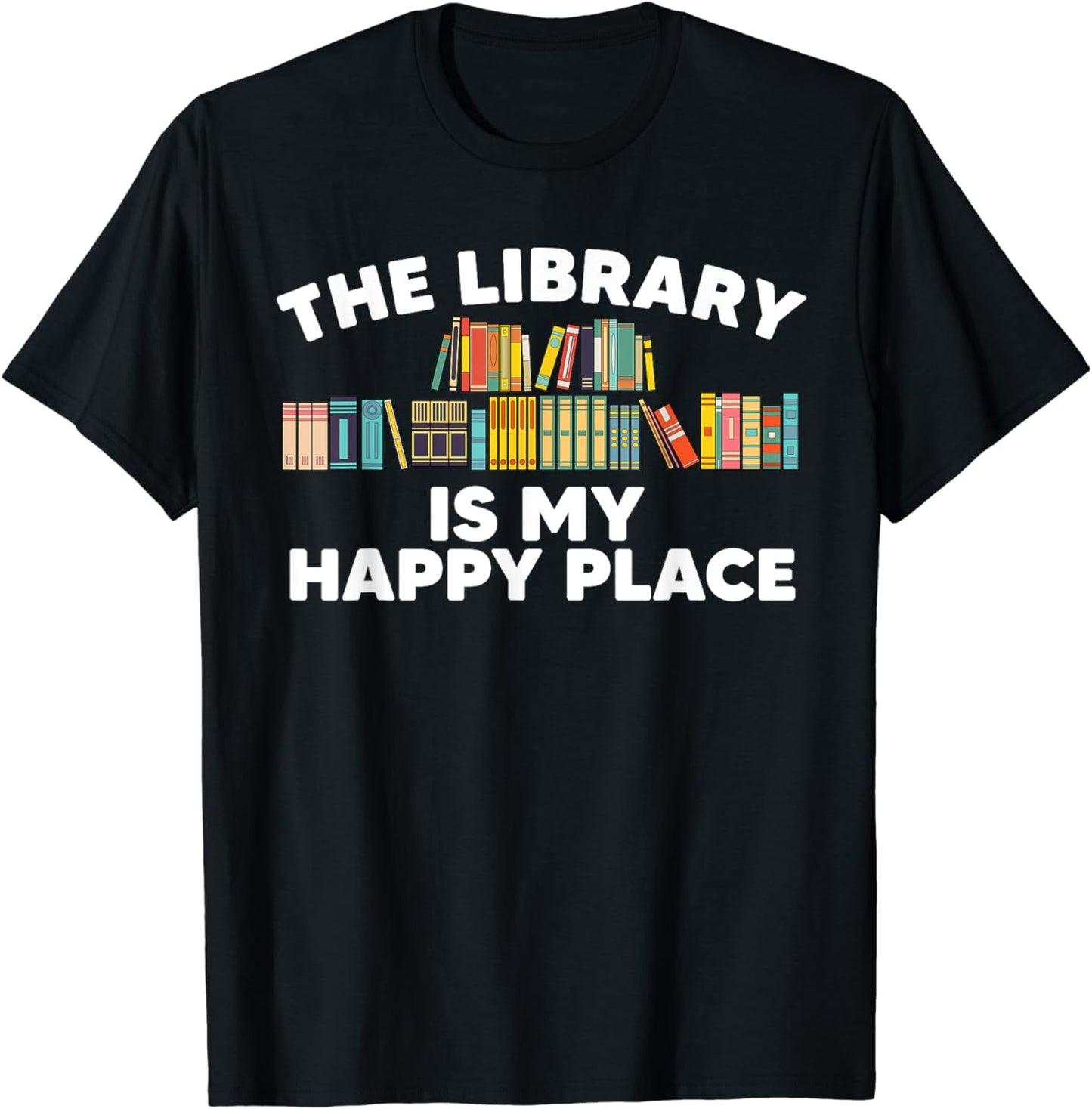 Cool Library Art For Men Women Bookworm Librarian Book Lover T-Shirt