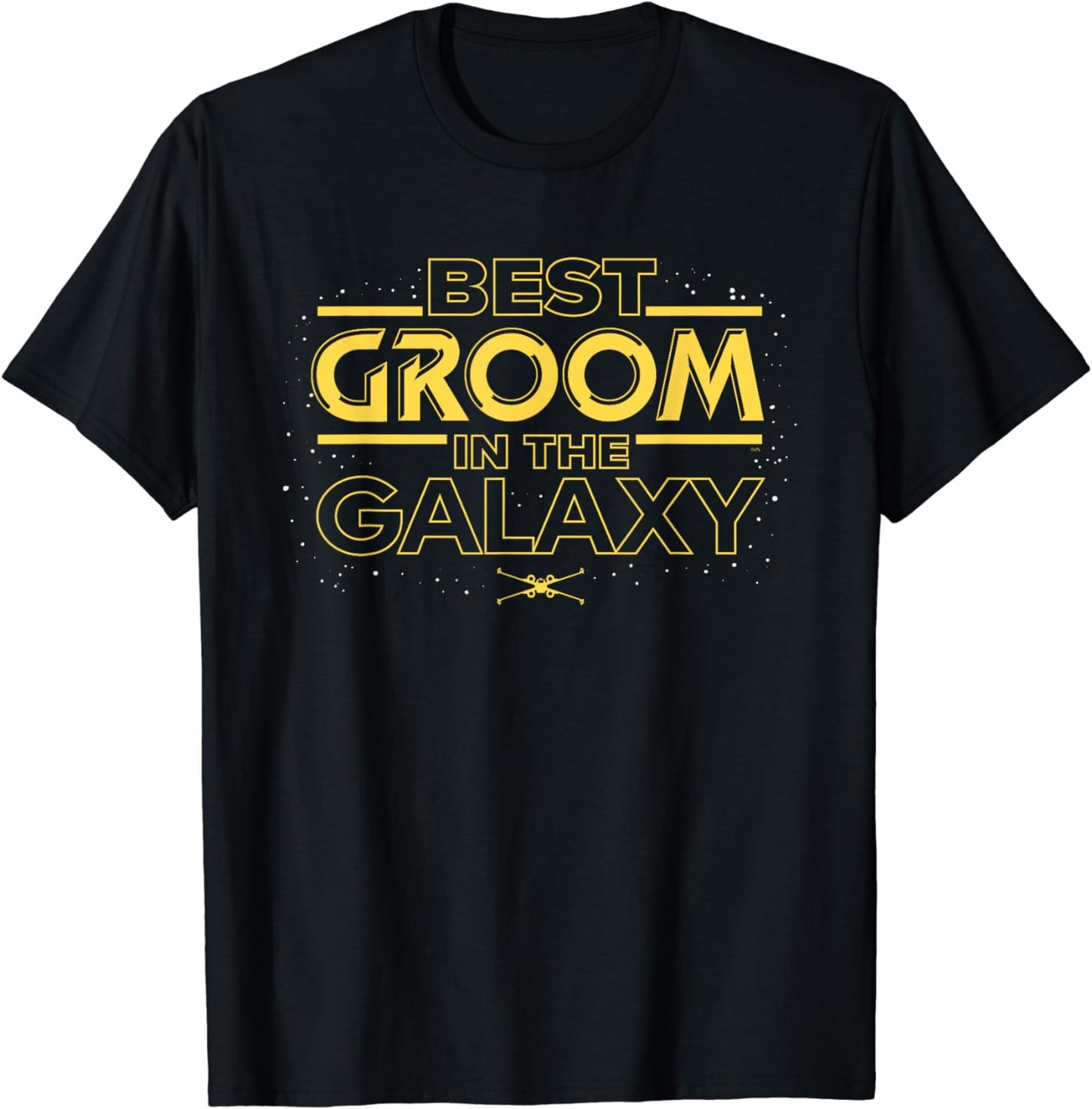 Star Wars Best Groom in the Galaxy Honeymoon Wedding Party T-Shirt