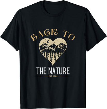 Back to the Nature Stay Wild Retro Camp Hiker Nature Camper T-Shirt