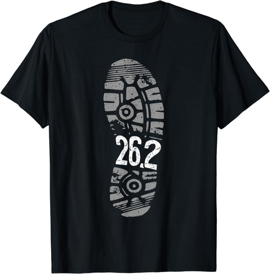 Cool Marathon Art Men Women 26.2 Marathoner Running Finisher T-Shirt