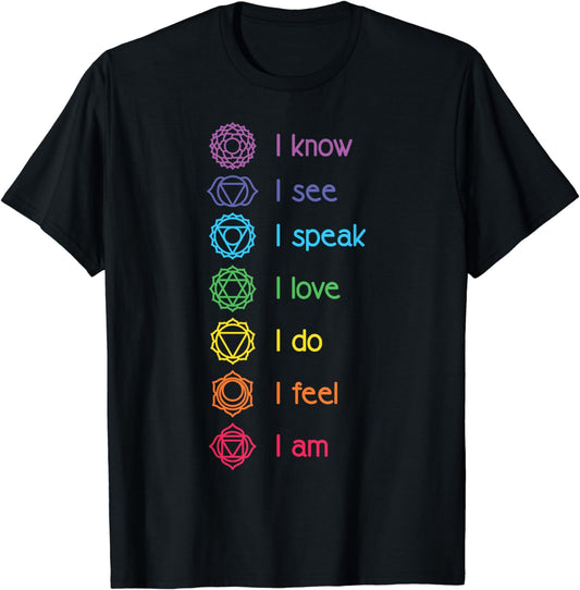 Chakra Alignment, Yoga, Meditation Spiritual T-Shirt