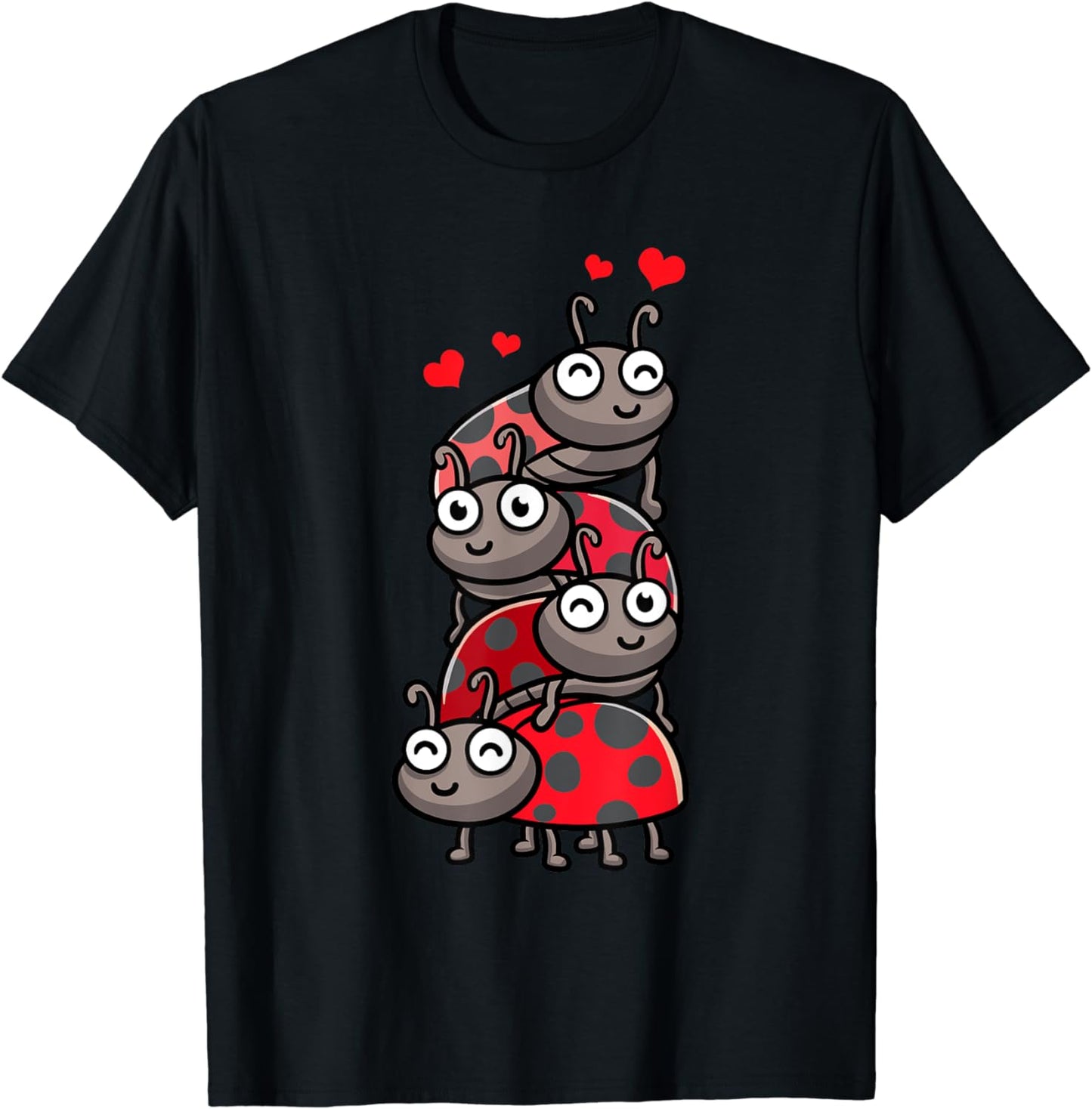 Ladybug With Hearts Bug lover T-Shirt