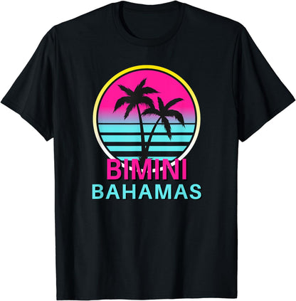 Bimini Beach Bahamas Vacation Caribbean Tropical Summer T-Shirt