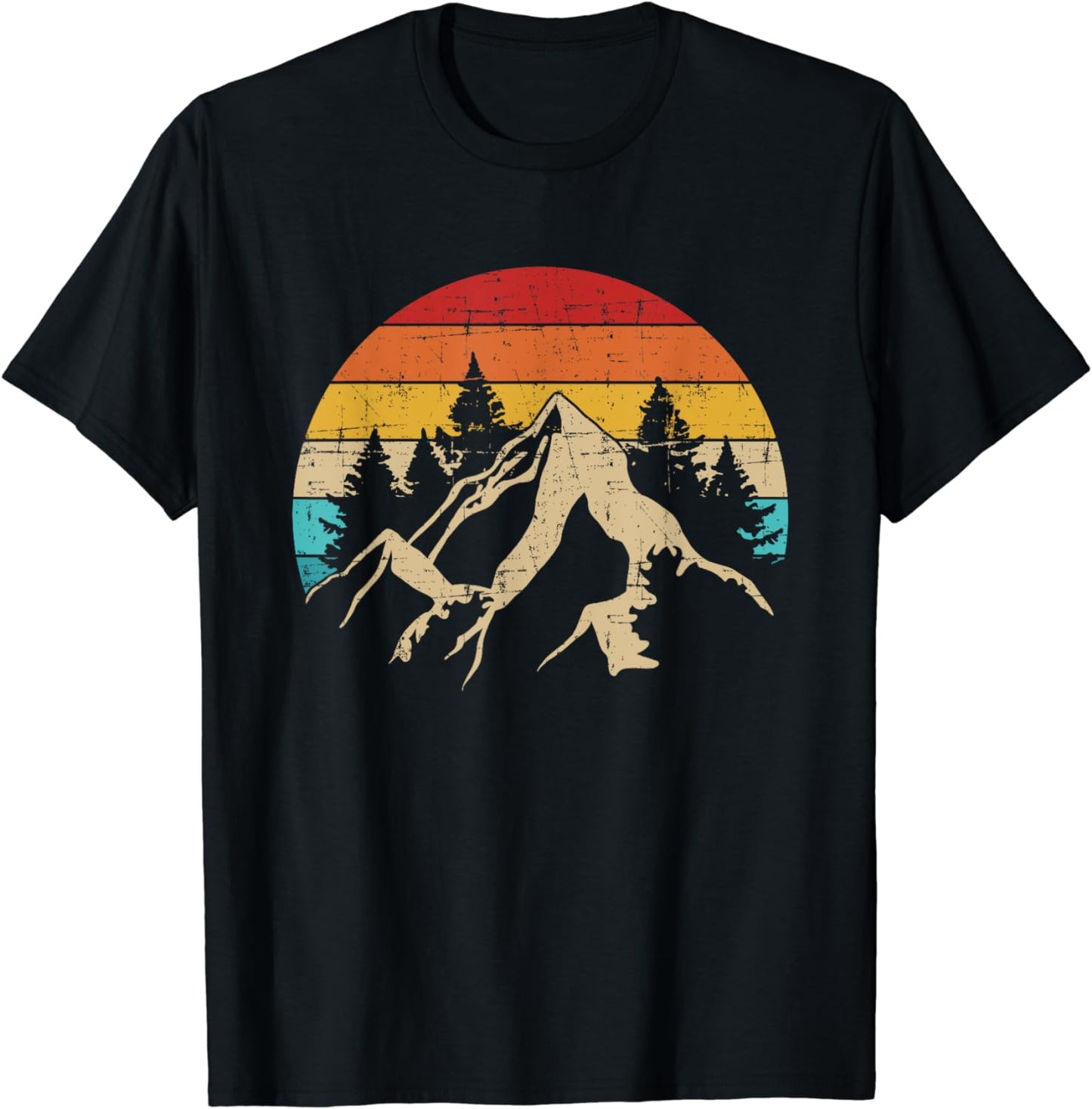 Summer mountains outdoor vintage retro T-Shirt