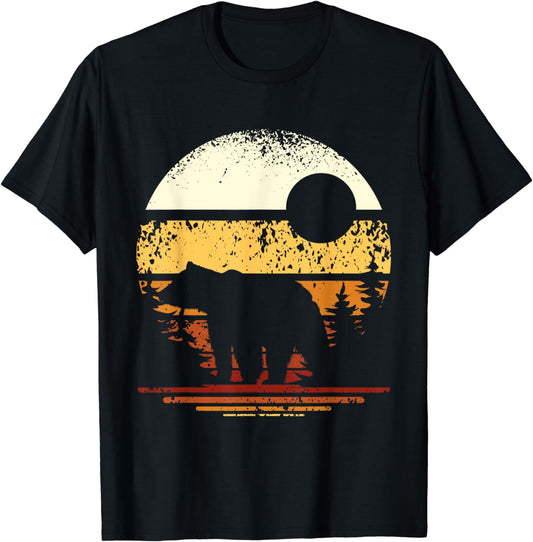 Retro Forest Bear T-Shirt