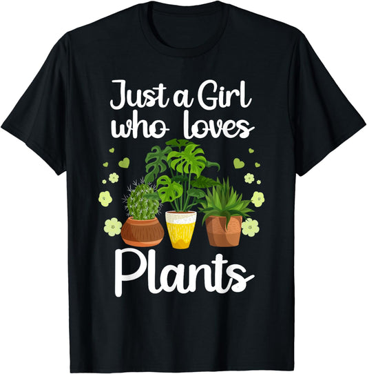 Funny Plant Design For Women Girls Gardener Plant Lovers T-Shirt