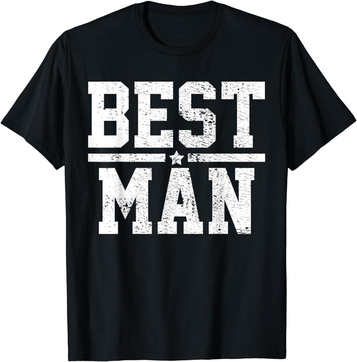 Best Man Marriage Wedding Bachelor Party Vintage Gift T-Shirt