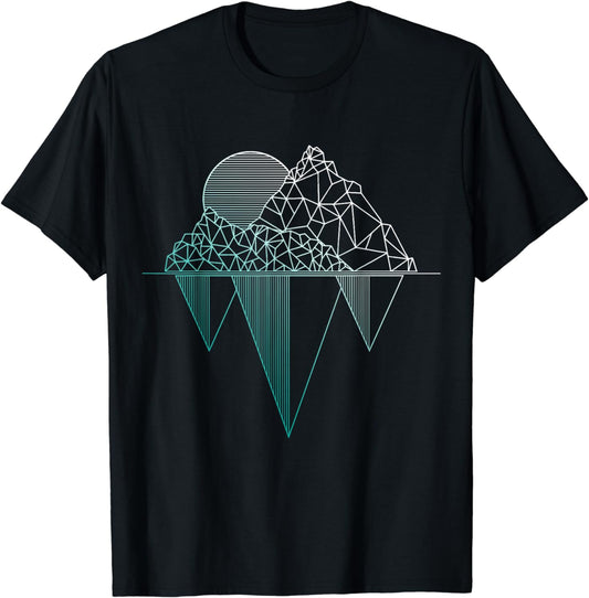 Vintage Mountains Hiking Camping Rock Climbing Camper Gift T-Shirt
