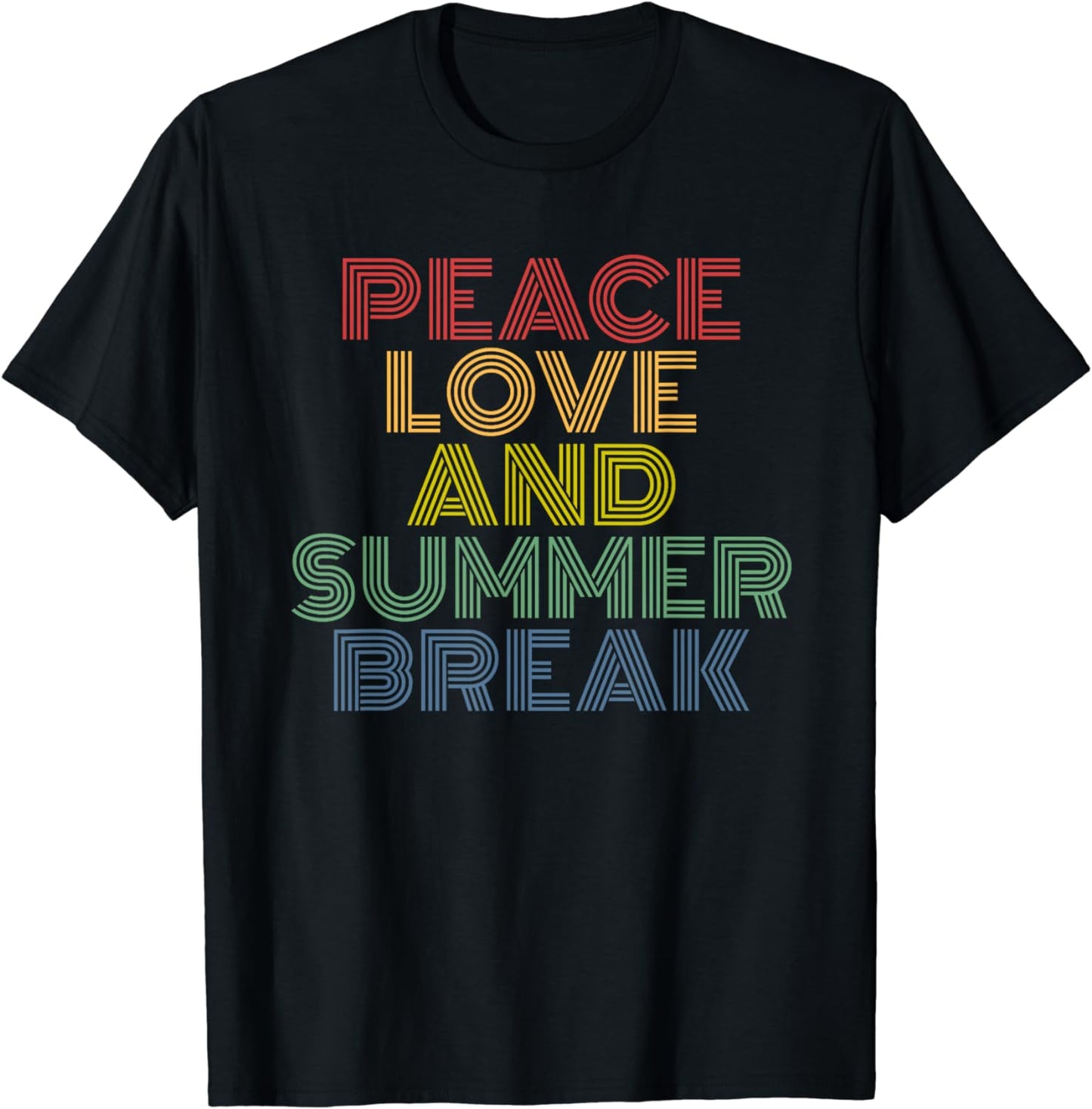 Summer Break - Summer Vacation Retro Vintage Cool T-Shirt