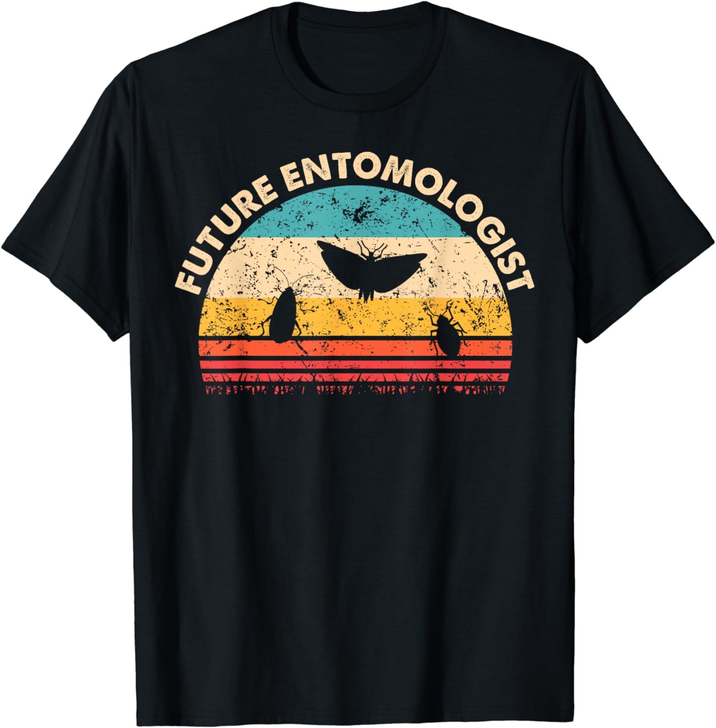 Th Future Entomologist Insect Chart Costume Bugs Hunter T-Shirt